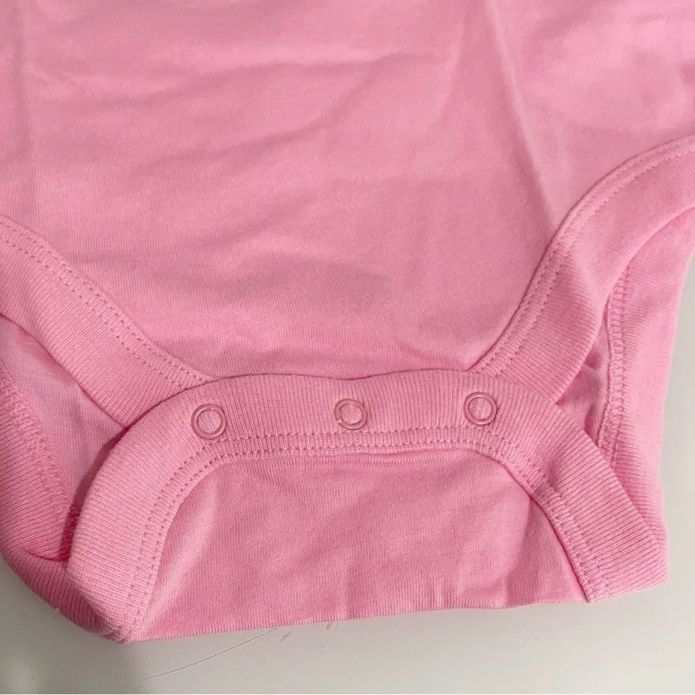 GAP Baby Graphic Bodysuit Parisian Pink Cat NEW Size 12-18 Months